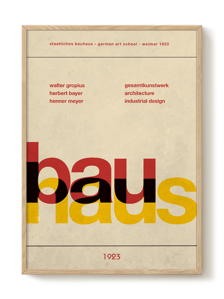 Bauhaus school - Weimar Gropius (50x70 cm)